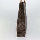 LOUIS VUITTON Monogram Sac Plat Hand Bag M51140 LV Auth 138609-3