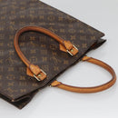 LOUIS VUITTON Monogram Sac Plat Hand Bag M51140 LV Auth 138609-6