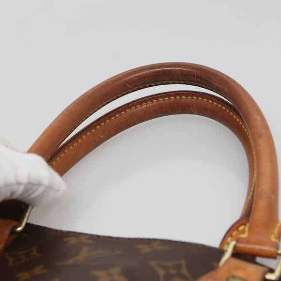 LOUIS VUITTON Monogram Sac Plat Hand Bag M51140 LV Auth 138609