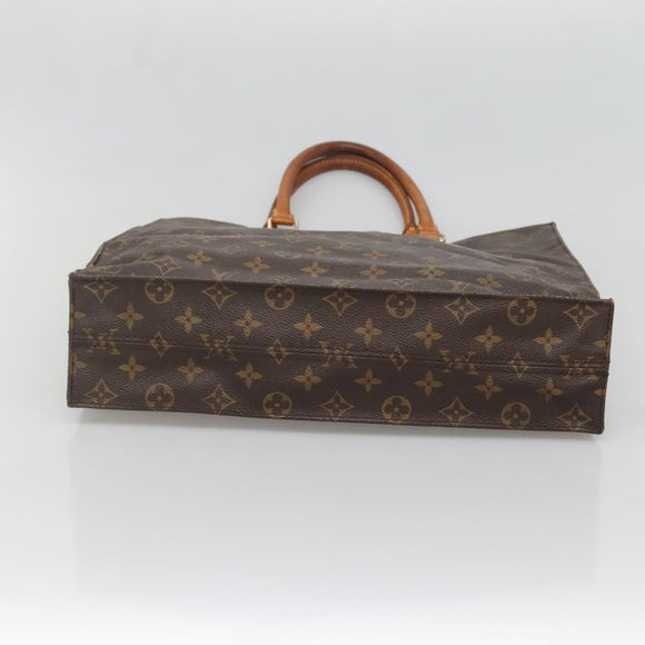 LOUIS VUITTON Monogram Sac Plat Hand Bag M51140 LV Auth 138609