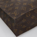 LOUIS VUITTON Monogram Sac Plat Hand Bag M51140 LV Auth 138610-14