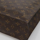 LOUIS VUITTON Monogram Sac Plat Hand Bag M51140 LV Auth 138610-15