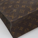 LOUIS VUITTON Monogram Sac Plat Hand Bag M51140 LV Auth 138610-16