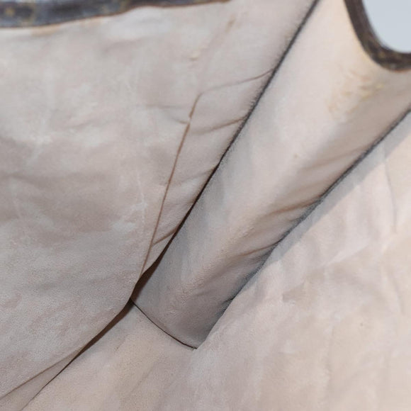 LOUIS VUITTON Monogram Sac Plat Hand Bag M51140 LV Auth 138610