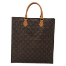 LOUIS VUITTON Monogram Sac Plat Hand Bag M51140 LV Auth 138610-13