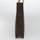 LOUIS VUITTON Monogram Sac Plat Hand Bag M51140 LV Auth 138610-3