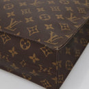 LOUIS VUITTON Monogram Sac Plat Hand Bag M51140 LV Auth 138611-9