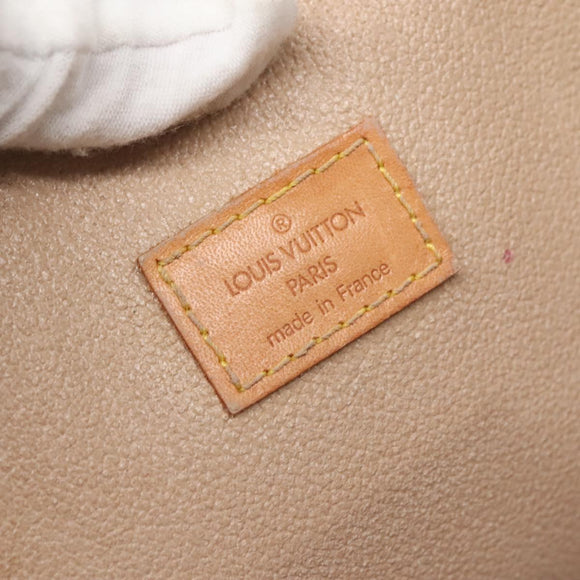 LOUIS VUITTON Monogram Sac Plat Hand Bag M51140 LV Auth 138611