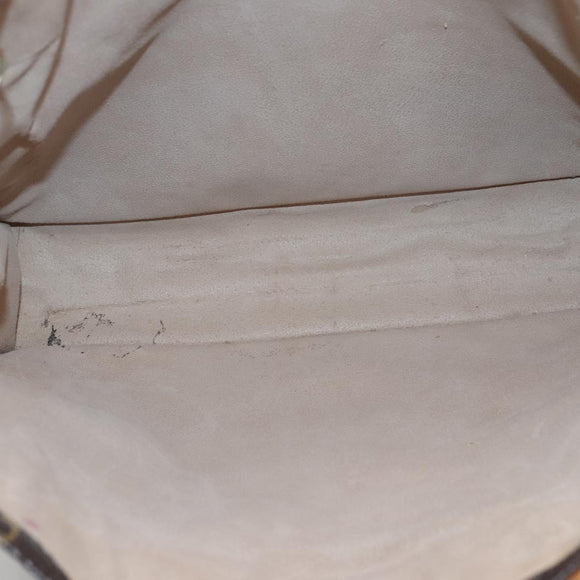 LOUIS VUITTON Monogram Sac Plat Hand Bag M51140 LV Auth 138611