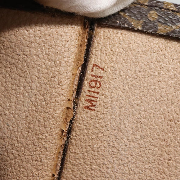 LOUIS VUITTON Monogram Sac Plat Hand Bag M51140 LV Auth 138611