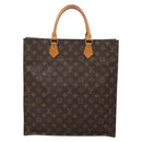 LOUIS VUITTON Monogram Sac Plat Hand Bag M51140 LV Auth 138611-13