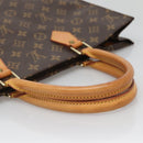 LOUIS VUITTON Monogram Sac Plat Hand Bag M51140 LV Auth 138611-7