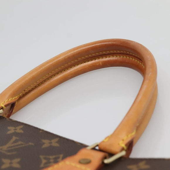 LOUIS VUITTON Monogram Sac Plat Hand Bag M51140 LV Auth 138611