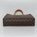 LOUIS VUITTON Monogram Sac Plat Hand Bag M51140 LV Auth 138611-5