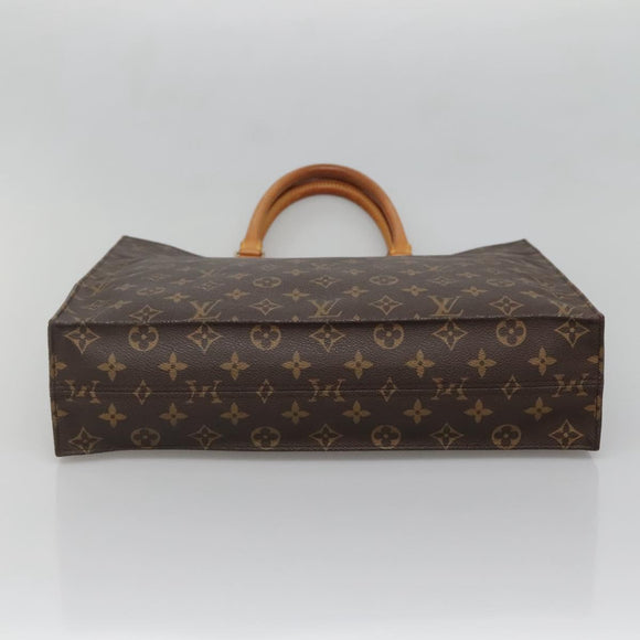 LOUIS VUITTON Monogram Sac Plat Hand Bag M51140 LV Auth 138611