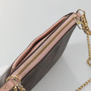 LOUIS VUITTON Monogram Pallas Clutch Shoulder Bag M44037 LV Auth 138614-6
