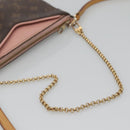 LOUIS VUITTON Monogram Pallas Clutch Shoulder Bag M44037 LV Auth 138614-7