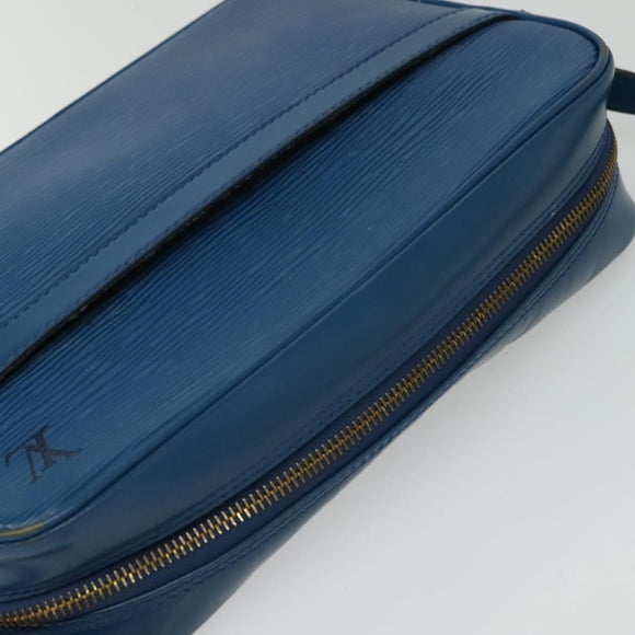 LOUIS VUITTON Epi Trocadero 27 Shoulder Bag Blue M52315 LV Auth 138619