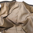 FENDI Zucca Canvas Vanity Pouch Black Brown Auth 138627-20