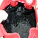 Salvatore Ferragamo Gancini Backpack Suede Red Gold Auth 138631-21