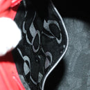 Salvatore Ferragamo Gancini Backpack Suede Red Gold Auth 138631-23