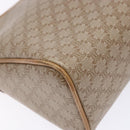 CELINE Macadam Canvas Shoulder Bag PVC Beige Gold Auth 138632-14
