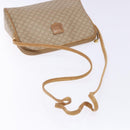 CELINE Macadam Canvas Shoulder Bag PVC Beige Gold Auth 138632-7
