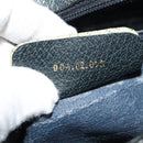 GUCCI GG Supreme Sherry Line Shoulder Bag PVC Navy Gold 904 02 013 Auth 138634-12