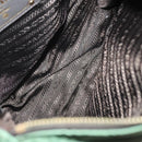 PRADA Shoulder Bag Nylon Khaki Gold Auth 138636-22