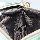 PRADA Shoulder Bag Nylon Khaki Gold Auth 138636-23