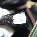 PRADA Shoulder Bag Nylon Khaki Gold Auth 138636-27