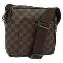 LOUIS VUITTON Damier Ebene Olaf PM Shoulder Bag N41442 LV Auth 138638-1