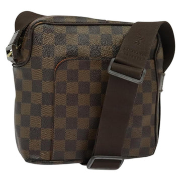 LOUIS VUITTON Damier Ebene Olaf PM Shoulder Bag N41442 LV Auth 138638