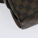 LOUIS VUITTON Damier Ebene Olaf PM Shoulder Bag N41442 LV Auth 138638-16