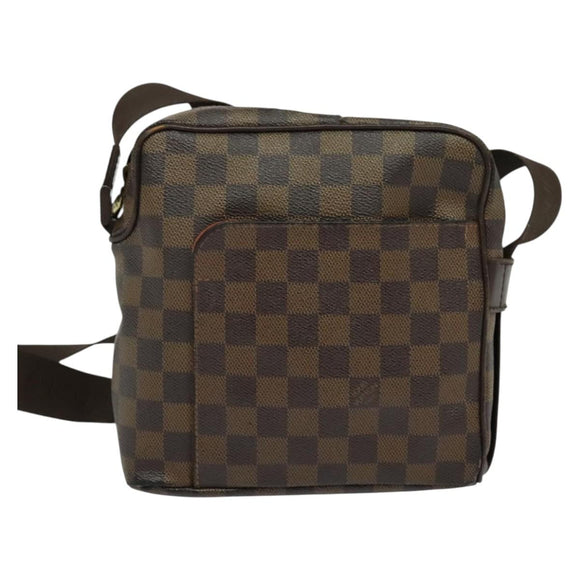 LOUIS VUITTON Damier Ebene Olaf PM Shoulder Bag N41442 LV Auth 138638