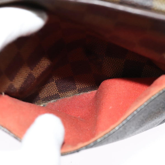 LOUIS VUITTON Damier Ebene Olaf PM Shoulder Bag N41442 LV Auth 138638