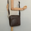 LOUIS VUITTON Damier Ebene Olaf PM Shoulder Bag N41442 LV Auth 138638-23