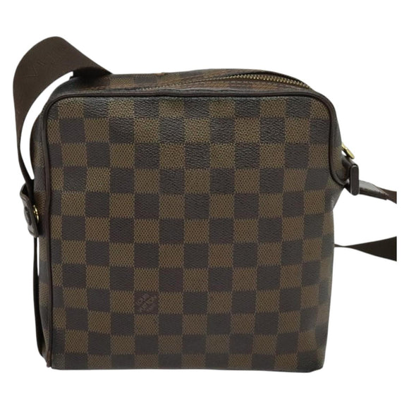 LOUIS VUITTON Damier Ebene Olaf PM Shoulder Bag N41442 LV Auth 138638