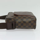 LOUIS VUITTON Damier Ebene Olaf PM Shoulder Bag N41442 LV Auth 138638-3