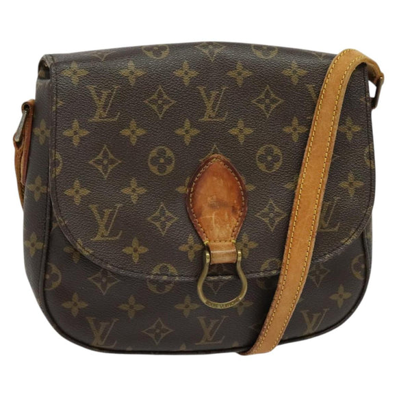 LOUIS VUITTON Monogram Saint Cloud GM Shoulder Bag M51242 LV Auth 138642