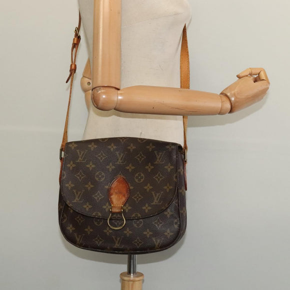 LOUIS VUITTON Monogram Saint Cloud GM Shoulder Bag M51242 LV Auth 138642