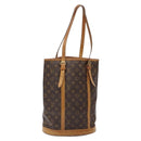 LOUIS VUITTON Monogram Bucket GM Shoulder Bag M42236 LV Auth 138643-1