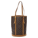 LOUIS VUITTON Monogram Bucket GM Shoulder Bag M42236 LV Auth 138643-2