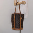 LOUIS VUITTON Monogram Bucket GM Shoulder Bag M42236 LV Auth 138643-22