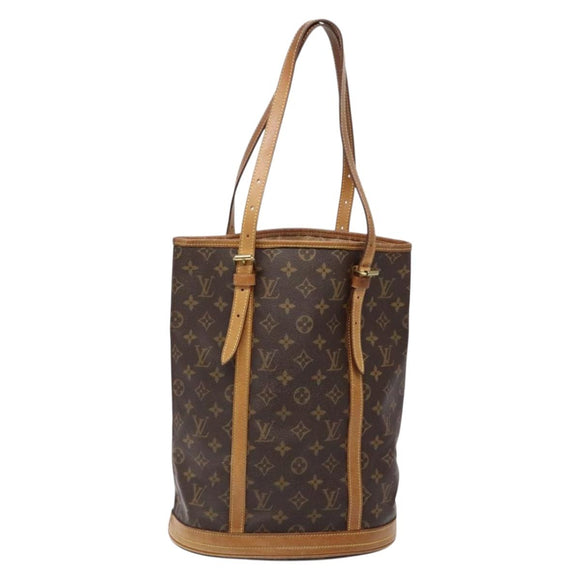 LOUIS VUITTON Monogram Bucket GM Shoulder Bag M42236 LV Auth 138643