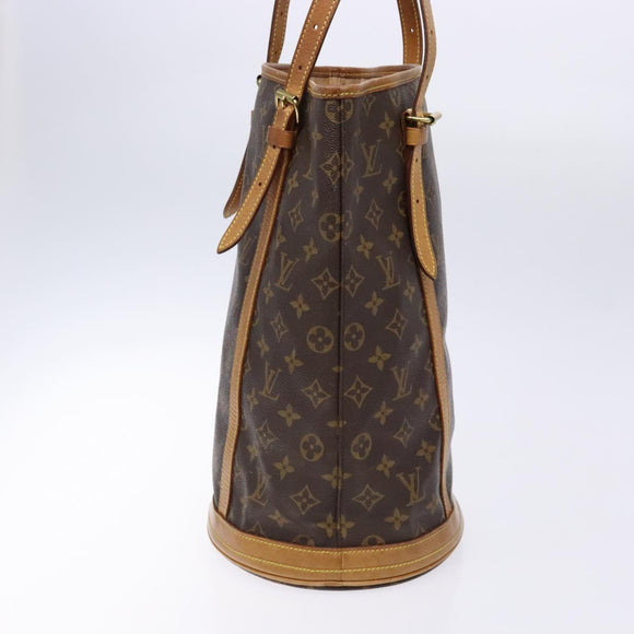 LOUIS VUITTON Monogram Bucket GM Shoulder Bag M42236 LV Auth 138643