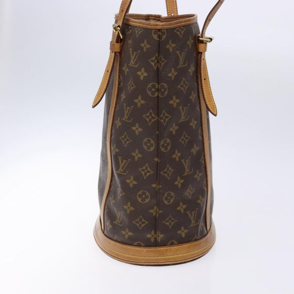 LOUIS VUITTON Monogram Bucket GM Shoulder Bag M42236 LV Auth 138643