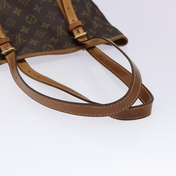 LOUIS VUITTON Monogram Bucket GM Shoulder Bag M42236 LV Auth 138643