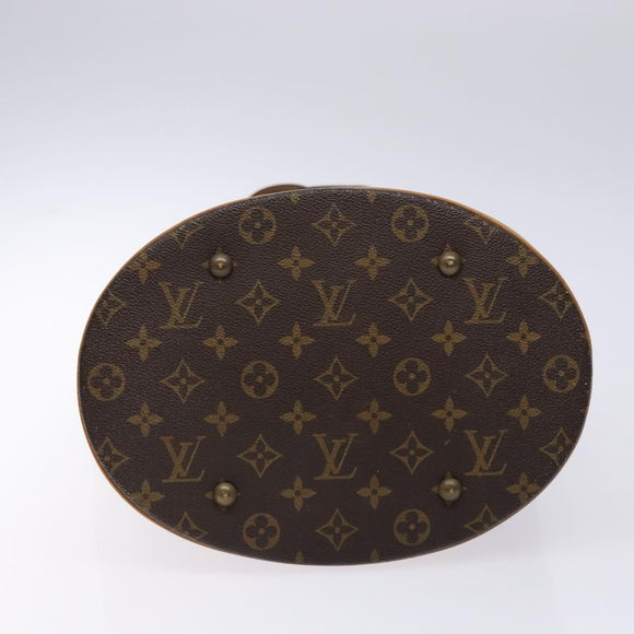 LOUIS VUITTON Monogram Bucket GM Shoulder Bag M42236 LV Auth 138643