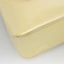 LOUIS VUITTON Monogram Vernis Brentwood Shoulder Bag Perle M91512 Auth 138653-16